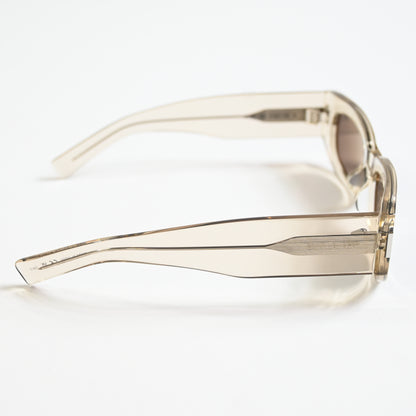 Yves Saint Laurent SL-697S 003 Unisex Authentic Sunglasses Beige/Gray, 51 - New