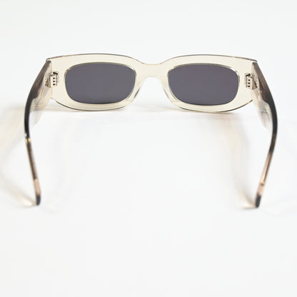 Yves Saint Laurent SL-697S 003 Unisex Authentic Sunglasses Beige/Gray, 51 - New