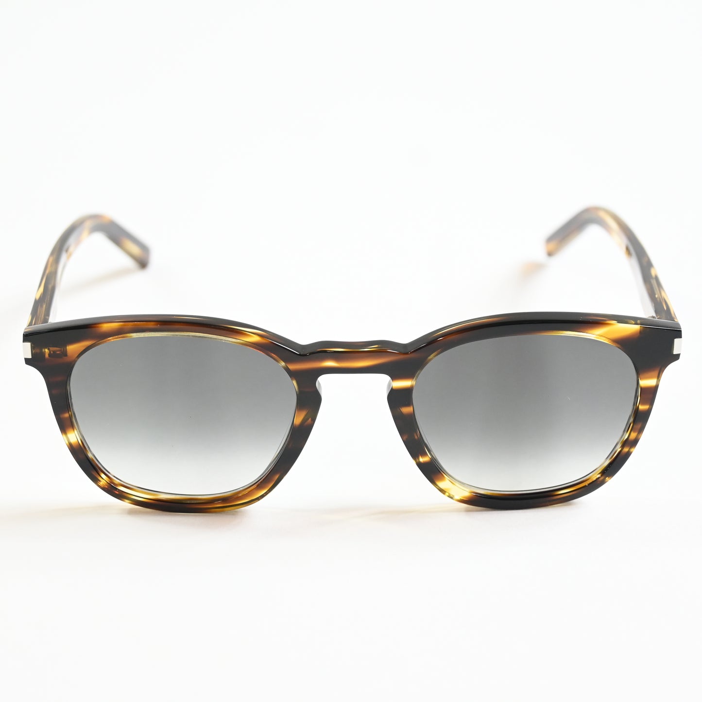 Yves Saint Laurent SL-28S 045 Unisex Authentic Sunglasses Havana/Gray, 49 - New