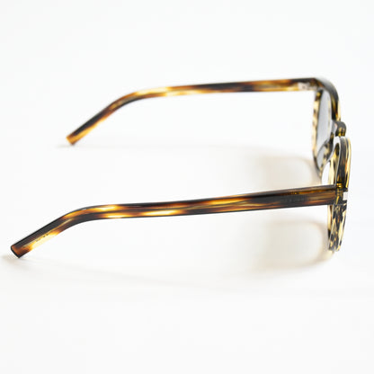 Yves Saint Laurent SL-28S 045 Unisex Authentic Sunglasses Havana/Gray, 49 - New