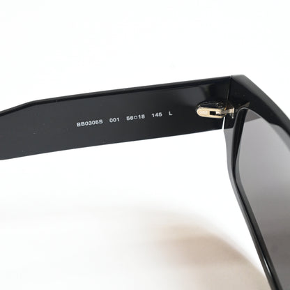 Balenciaga BB0305S 001 Unisex Authentic Sunglasses Black, 56mm - New