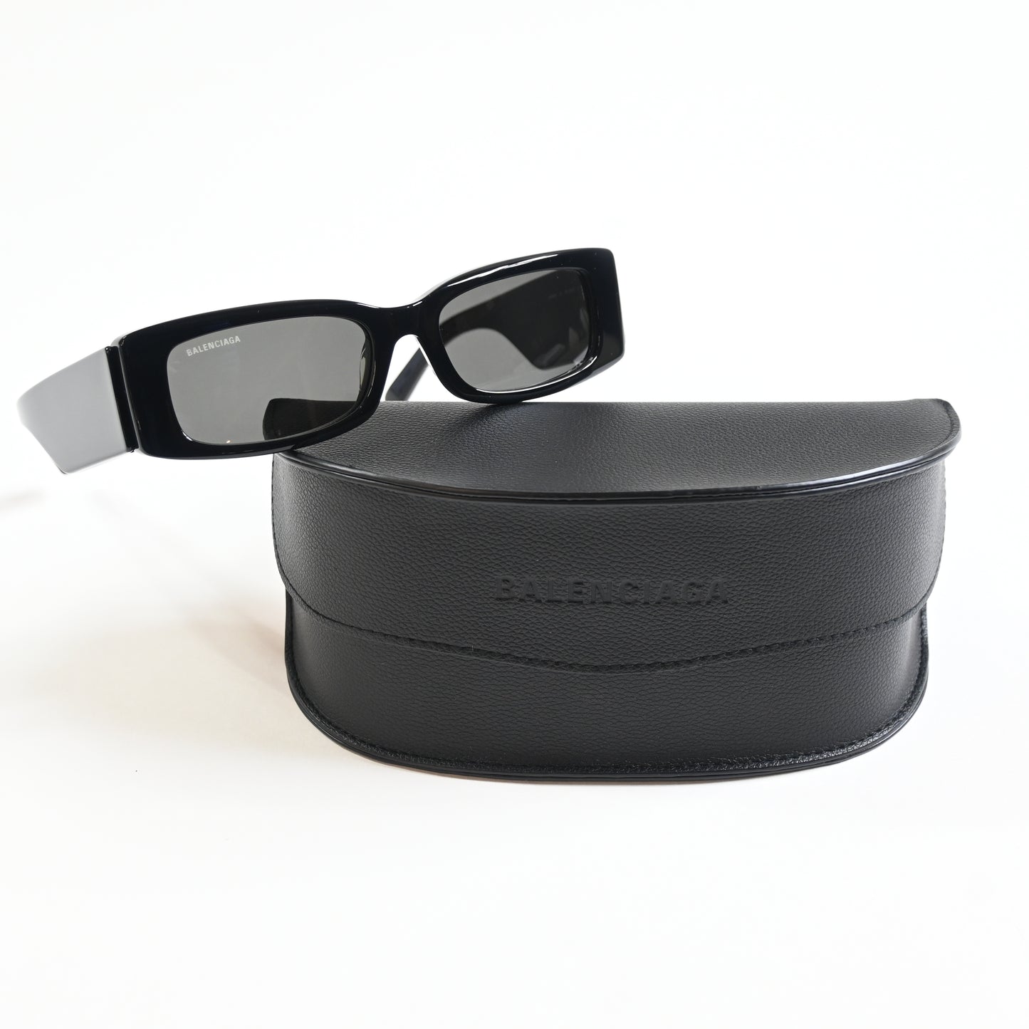Balenciaga BB0260S 001 Womens Authentic Sunglasses Black/Gray, 56mm - New