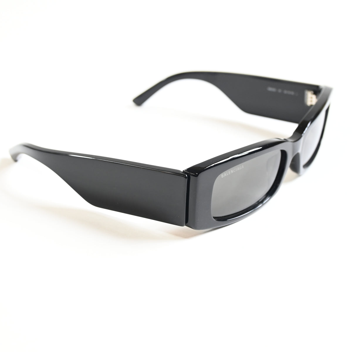 Balenciaga BB0260S 001 Womens Authentic Sunglasses Black/Gray, 56mm - New