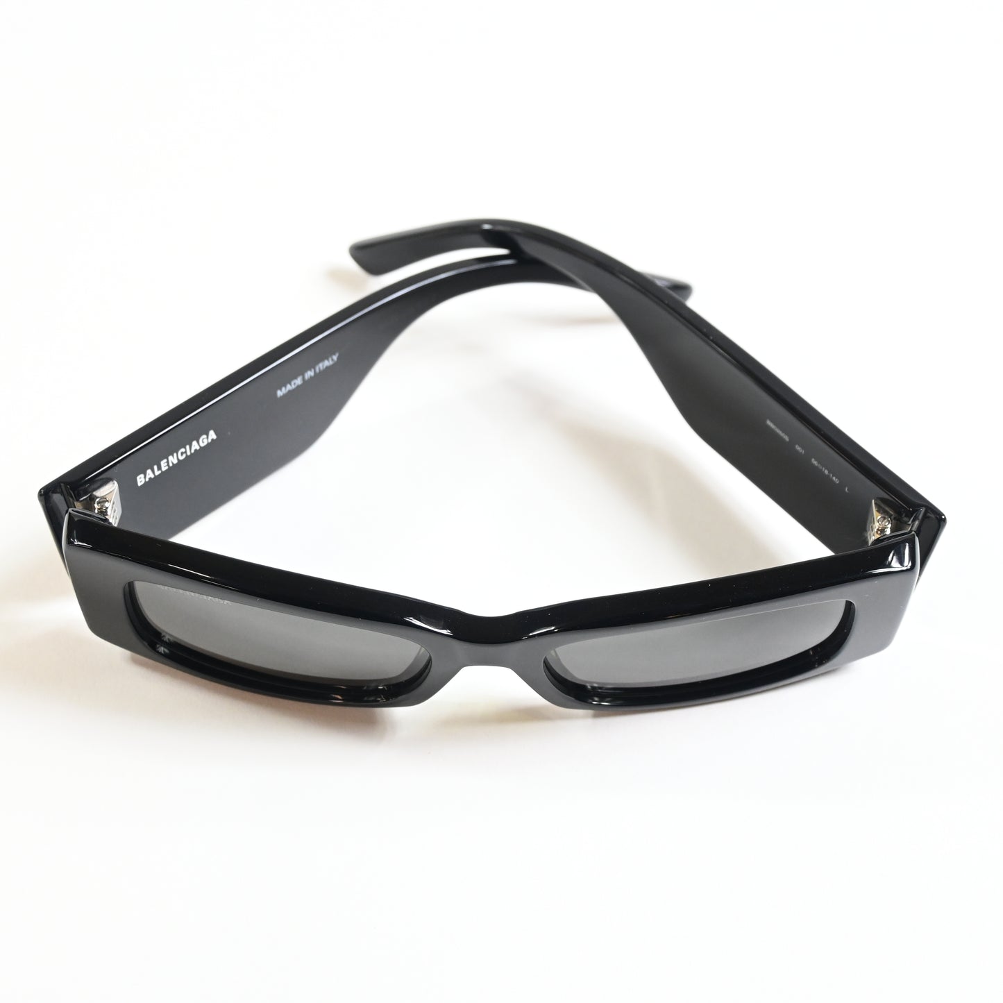 Balenciaga BB0260S 001 Womens Authentic Sunglasses Black/Gray, 56mm - New