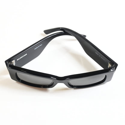 Balenciaga BB0260S 001 Womens Authentic Sunglasses Black/Gray, 56mm - New