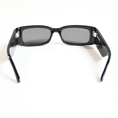 Balenciaga BB0260S 001 Womens Authentic Sunglasses Black/Gray, 56mm - New