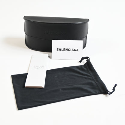 Balenciaga BB0260S 001 Womens Authentic Sunglasses Black/Gray, 56mm - New
