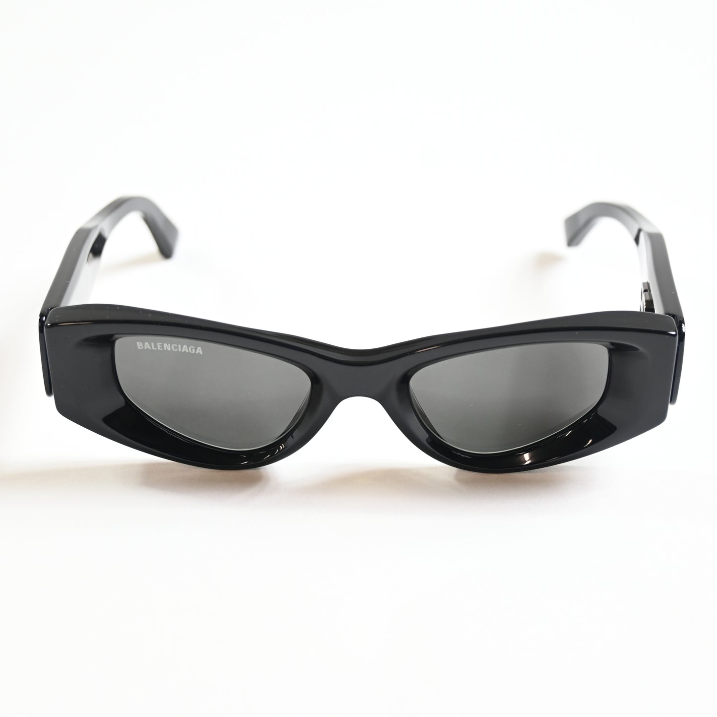 Balenciaga BB0243S 001 Womens Authentic Sunglasses Black/Gray, 48mm - New