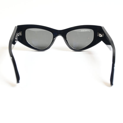 Balenciaga BB0243S 001 Womens Authentic Sunglasses Black/Gray, 48mm - New