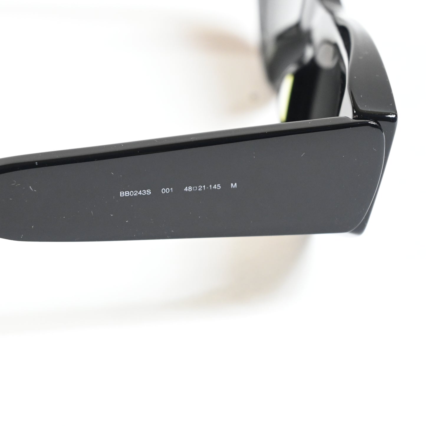 Balenciaga BB0243S 001 Womens Authentic Sunglasses Black/Gray, 48mm - New