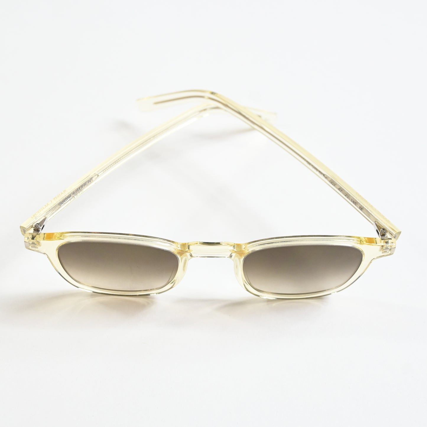 Yves Saint Laurent SL-549S-SLIM 007 Womens Authentic Sunglasses Yellow, 47 - New