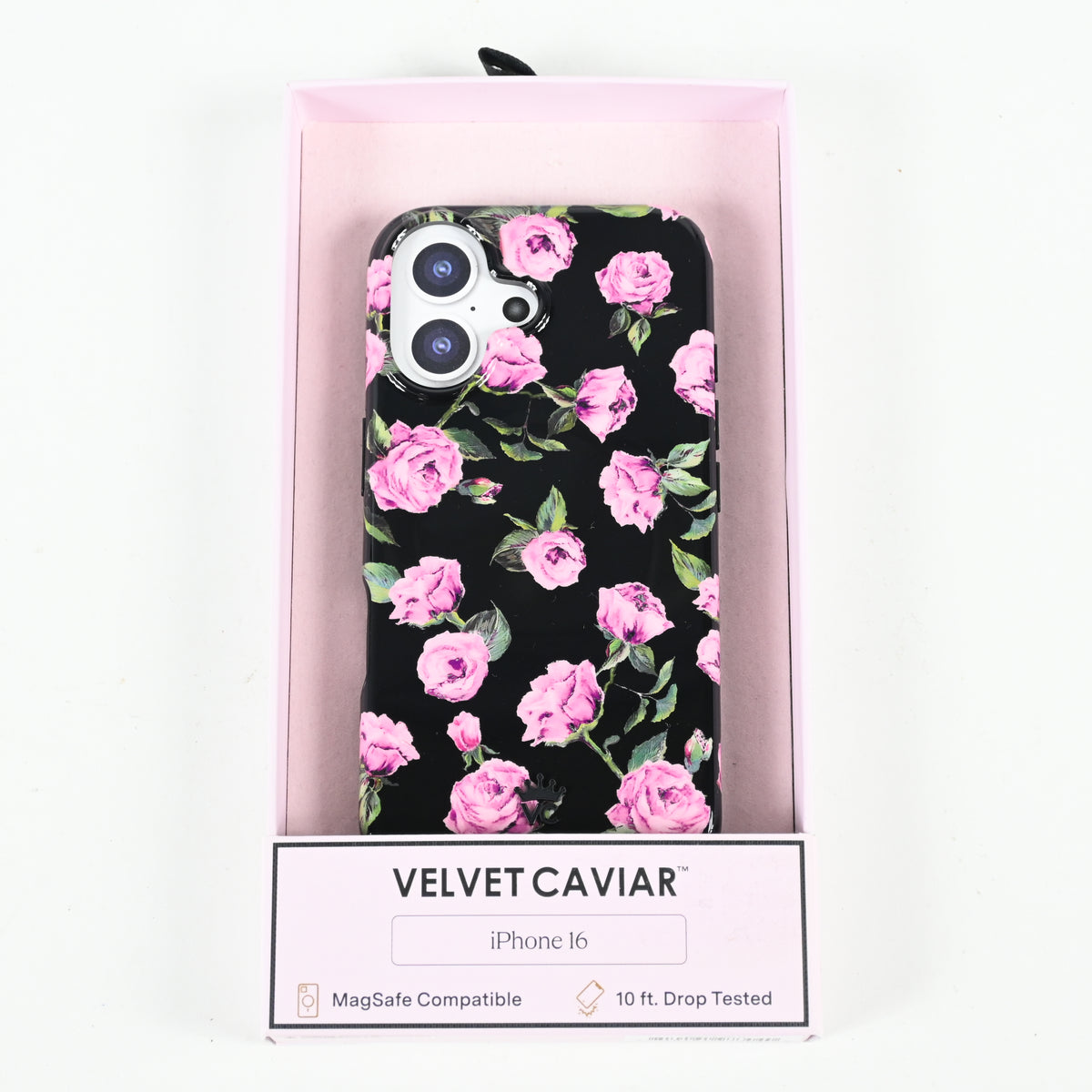 VELVET CAVIAR Apple iPhone 16 MagSafe Case - Pink Rose Floral