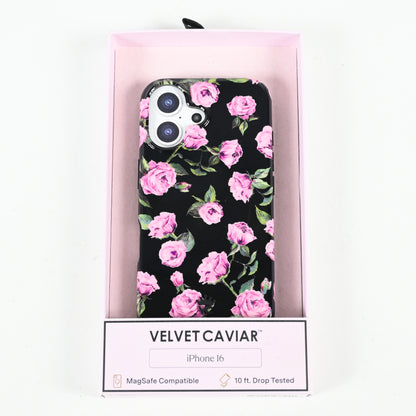 VELVET CAVIAR Apple iPhone 16 MagSafe Case - Pink Rose Floral