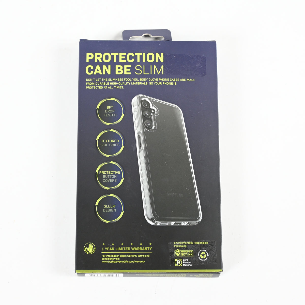 Body Glove Samsung Galaxy A14 5G Contour Grip Phone Case - Clear