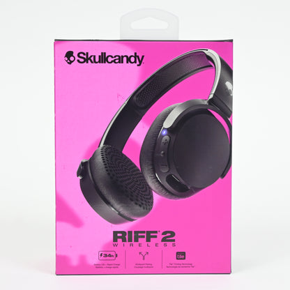 Skullcandy Riff 2 On-Ear Wireless Bluetooth Headphones - Black
