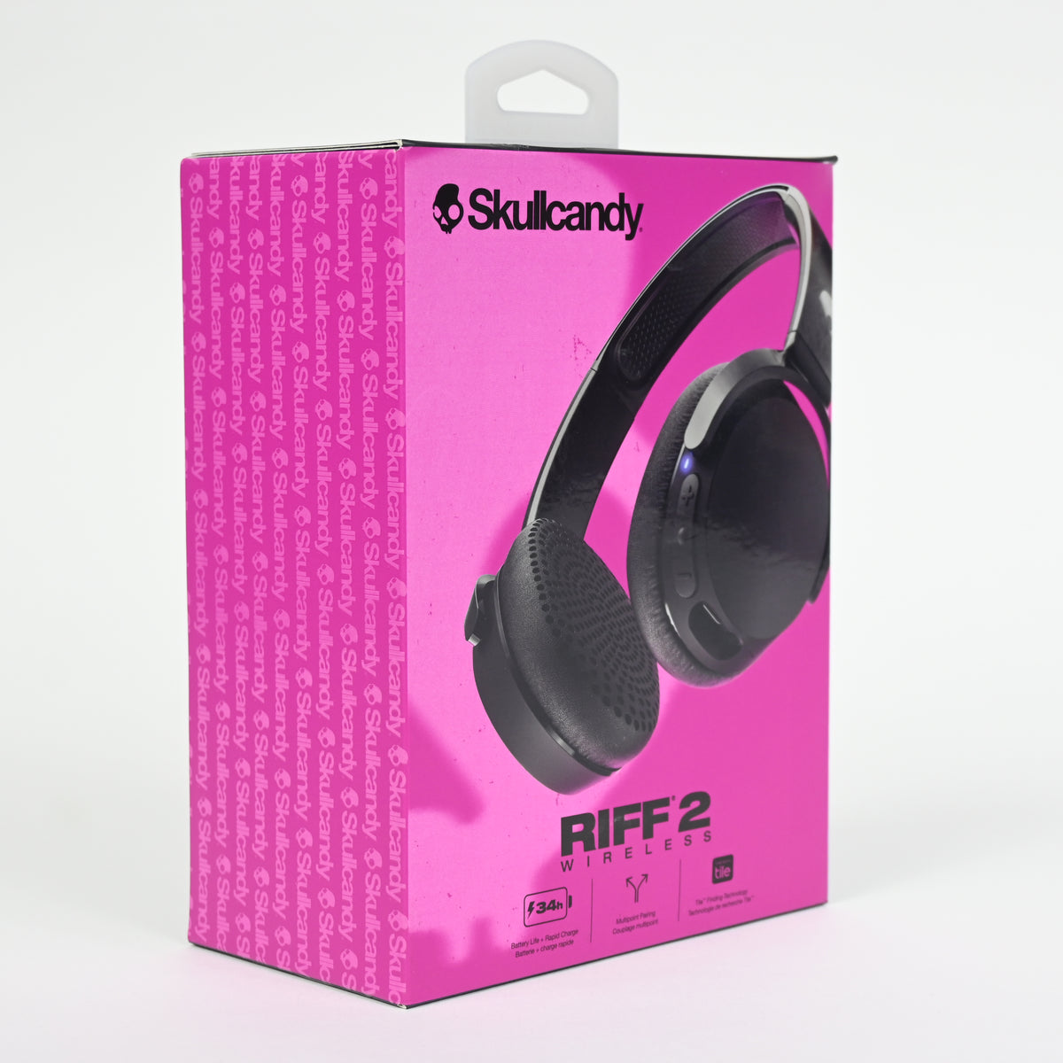 Skullcandy Riff 2 On-Ear Wireless Bluetooth Headphones - Black