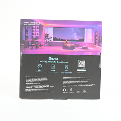 Govee 49.2' Wi-Fi RGBIC Pro Smart LED Strip Lights Sync H612DAD1 - Open Box
