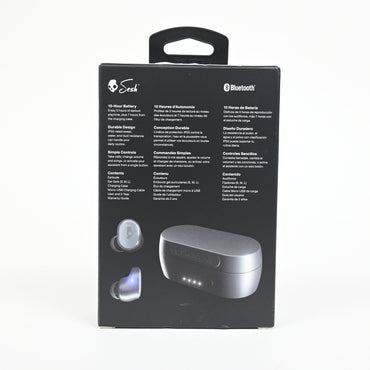 Skullcandy Sesh True Wireless Bluetooth In-Ear Earbuds - Black - Open Box