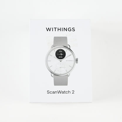 Withings ScanWatch 2 -Hybrid Smart Watch, Heart Rate Monitoring, Fitness Tracker