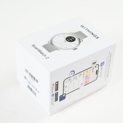 Withings ScanWatch 2 -Hybrid Smart Watch, Heart Rate Monitoring, Fitness Tracker