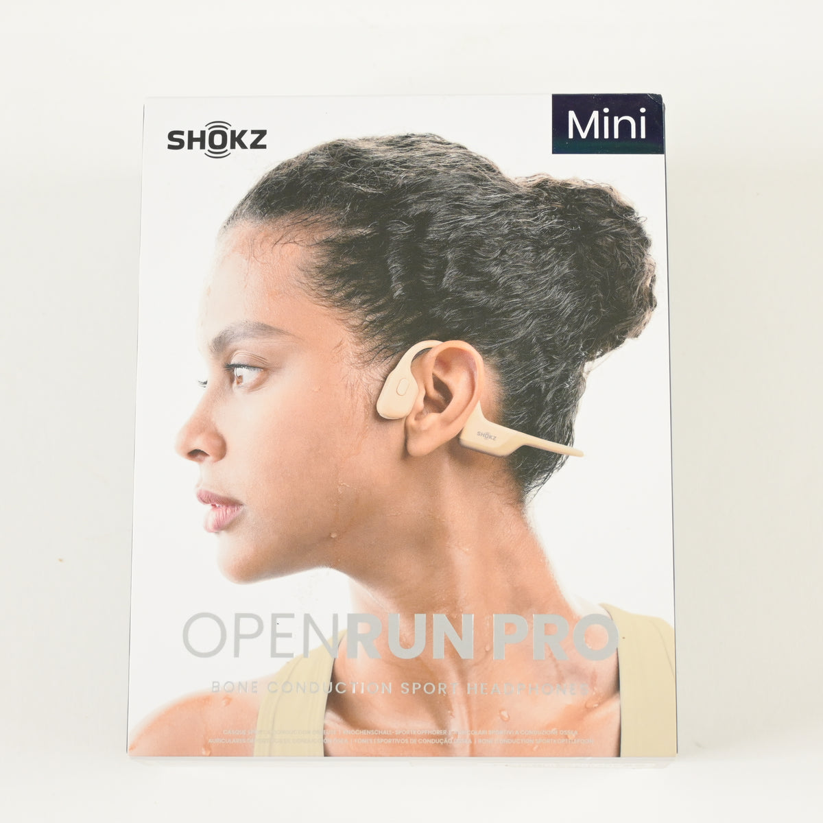 Shokz OpenRun Pro Mini Bluetooth Wireless Headphones - Beige