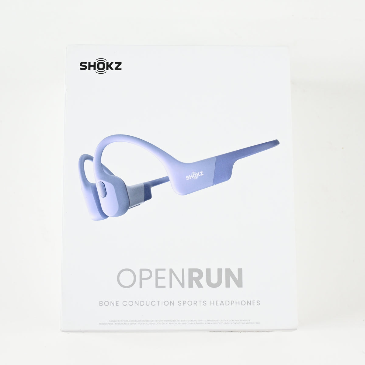 Shokz OpenRun Bluetooth Wireless Bone Conduction Headphones - Lavender