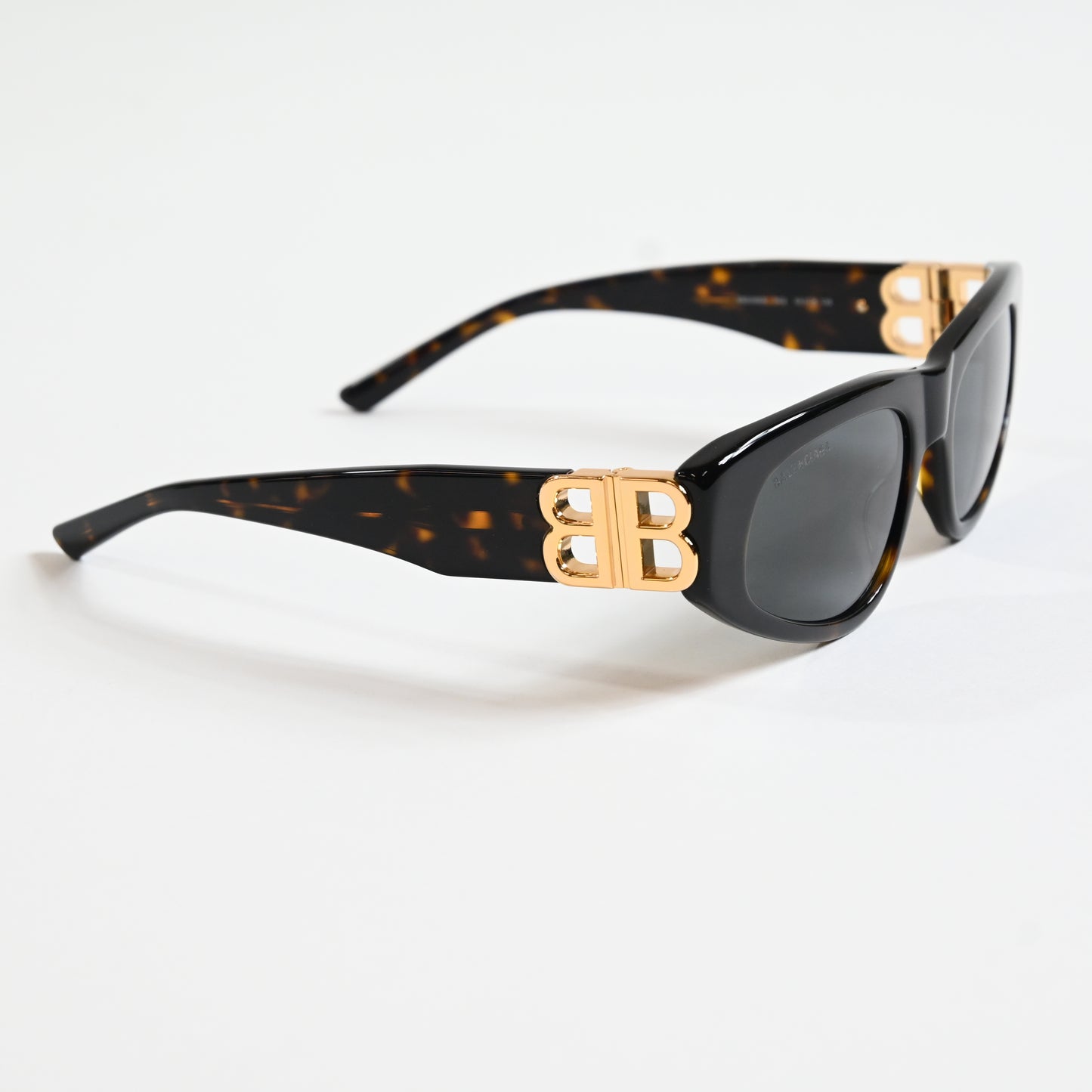 Balenciaga BB0095S 002 Womens Authentic Sunglasses Havana/Green, 53mm - New