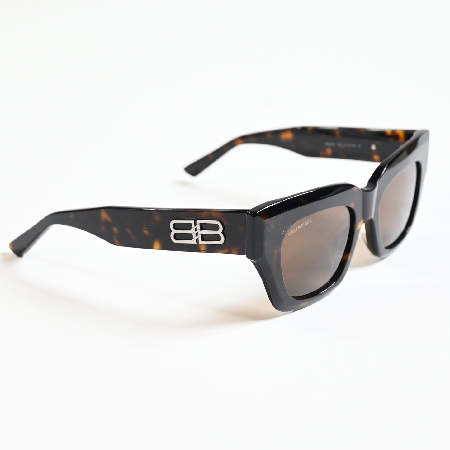 Balenciaga BB0234S 002 Womens Authentic Sunglasses Black/Gray, 51mm - New