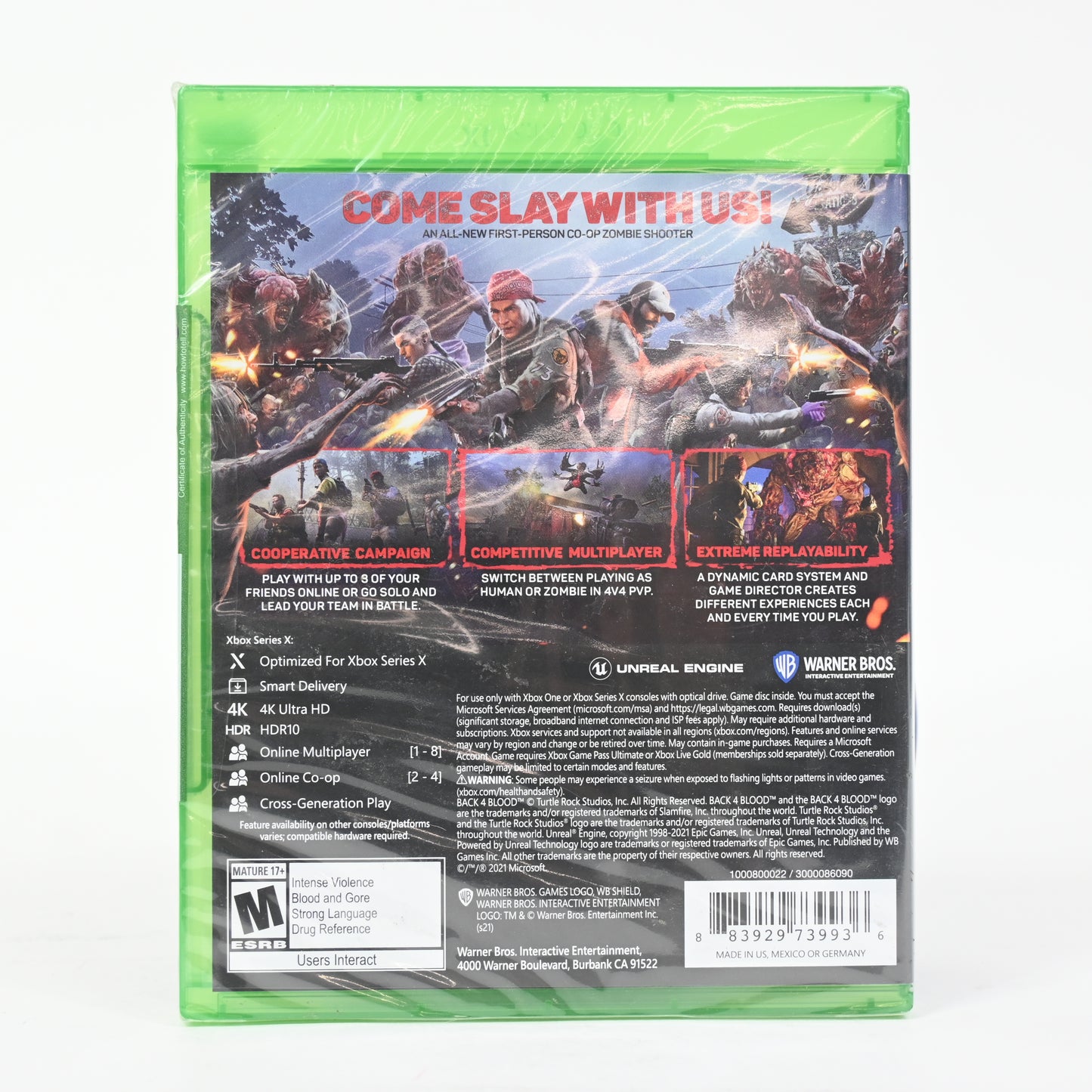 Back 4 Blood - Xbox Series X & Xbox One - New
