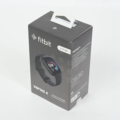 Fitbit Versa 4 Fitness Smartwatch with Daily Readiness, Black/Graphite - New