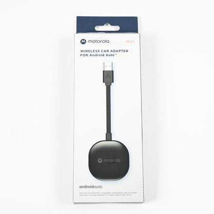 Motorola Sound MA1 - Wireless Android Auto Car Adapter, USB Type-A