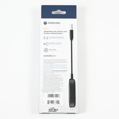 Motorola Sound MA1 - Wireless Android Auto Car Adapter, USB Type-A
