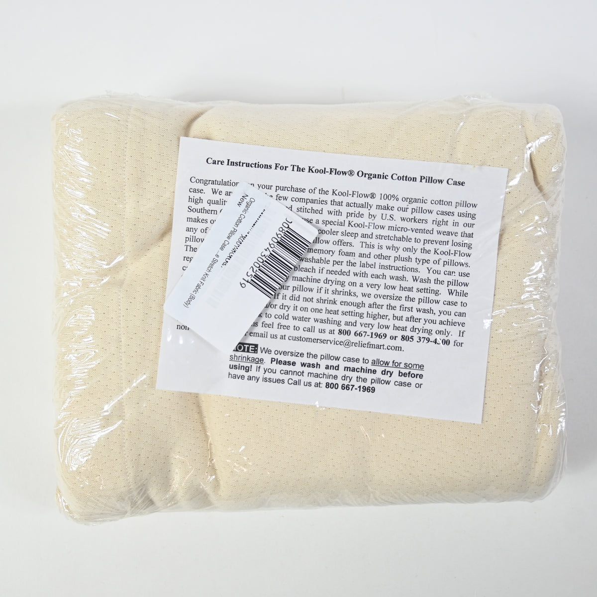 Organic Cotton Pillowcase