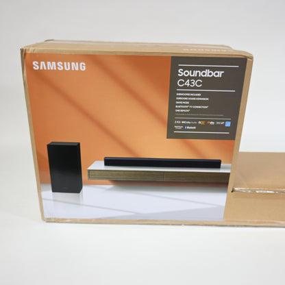 Samsung HW-C43C/ZA 2.1 ch DTS VirtualX Soundbar 270-Watts w Subwoofer - HW-C43C