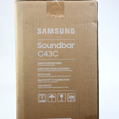 Samsung HW-C43C/ZA 2.1 ch DTS VirtualX Soundbar 270-Watts w Subwoofer - HW-C43C