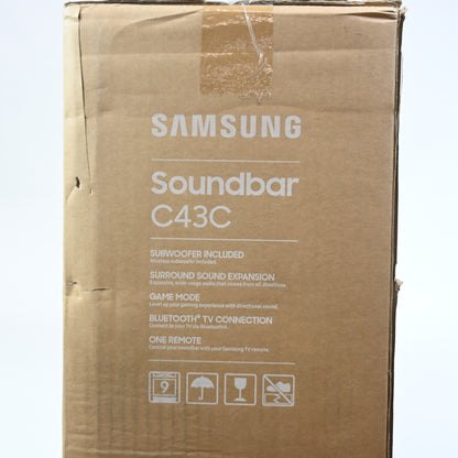 Samsung HW-C43C/ZA 2.1 ch DTS VirtualX Soundbar 270-Watts w Subwoofer - HW-C43C