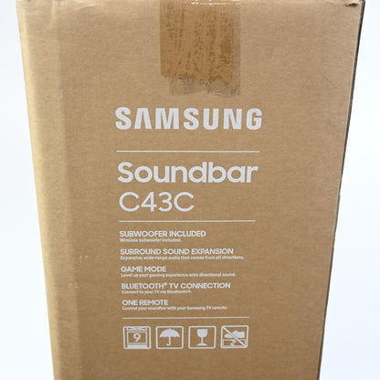 Samsung HW-C43C/ZA 2.1 ch DTS VirtualX Soundbar 270-Watts w Subwoofer - HW-C43C