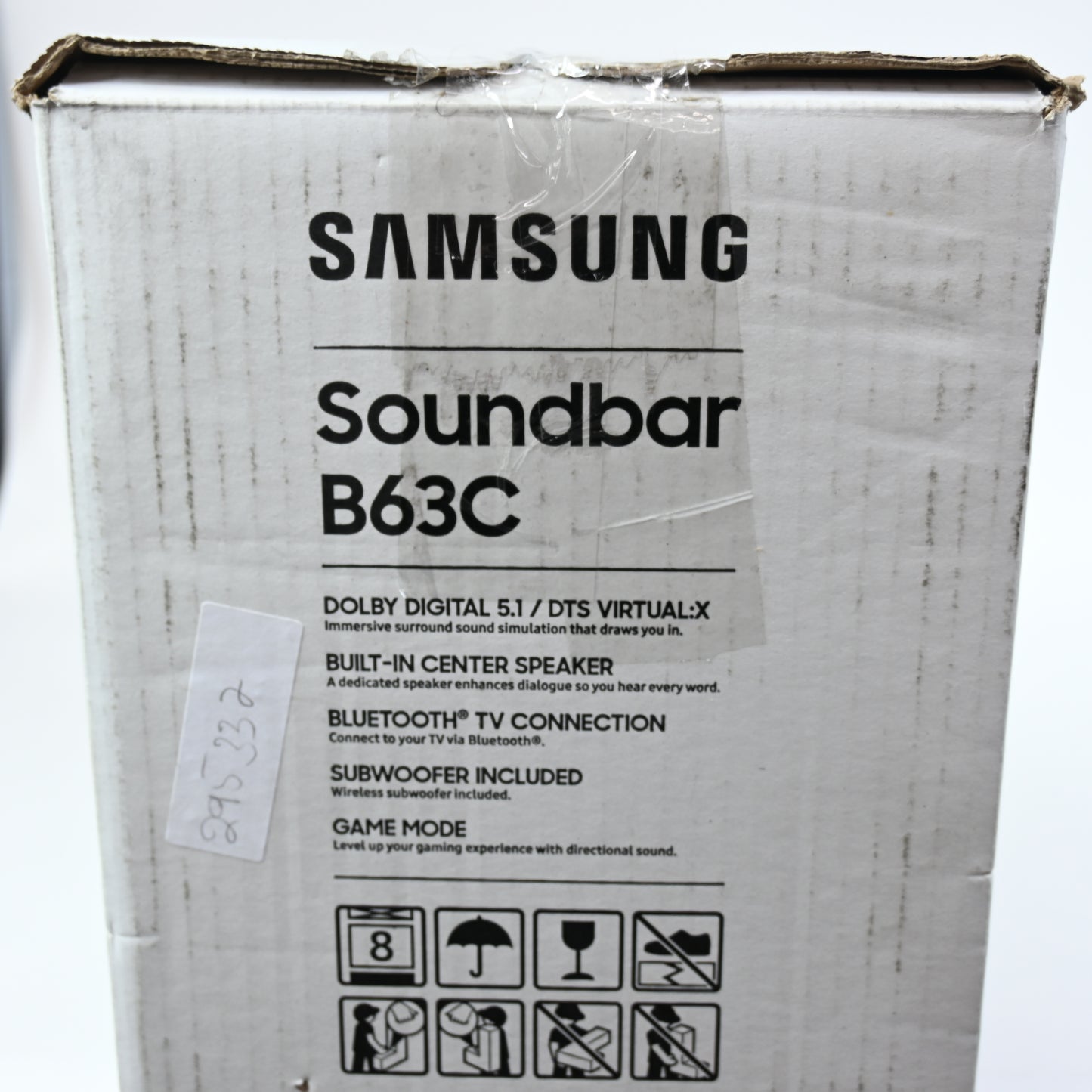 SAMSUNG B63C Bluetooth Soundbar w/ Subwoofer HW-B63C/ZA 2022 Model - Black
