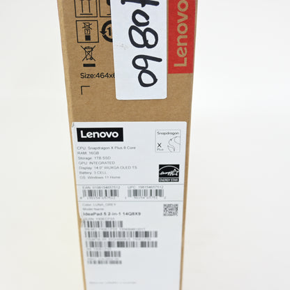 Lenovo 83GH0009US 14" 2-in-1 Touchscreen Laptop Notebook Computer - Grade A