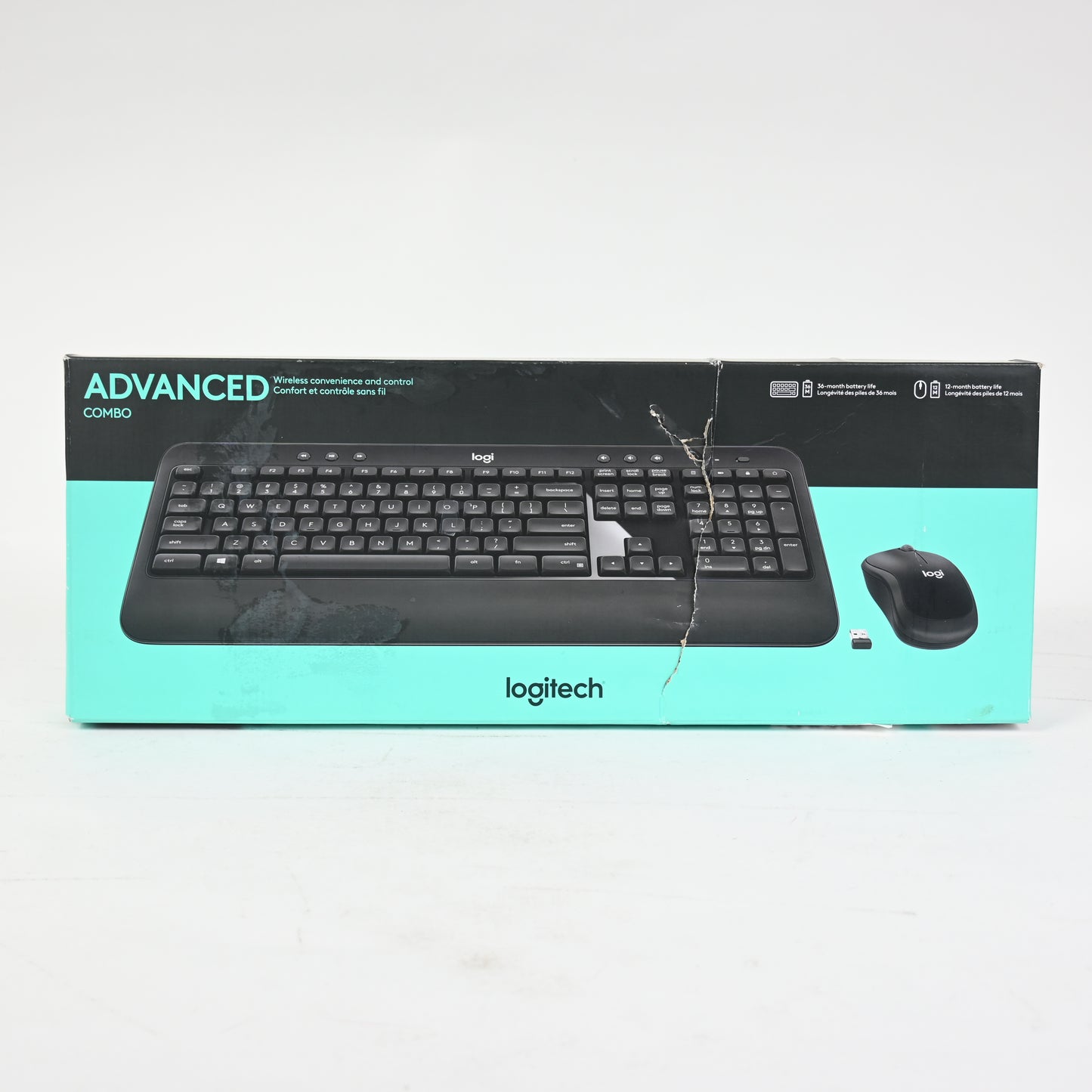 Logitech Advanced MK540 Keyboard & Mouse - Black