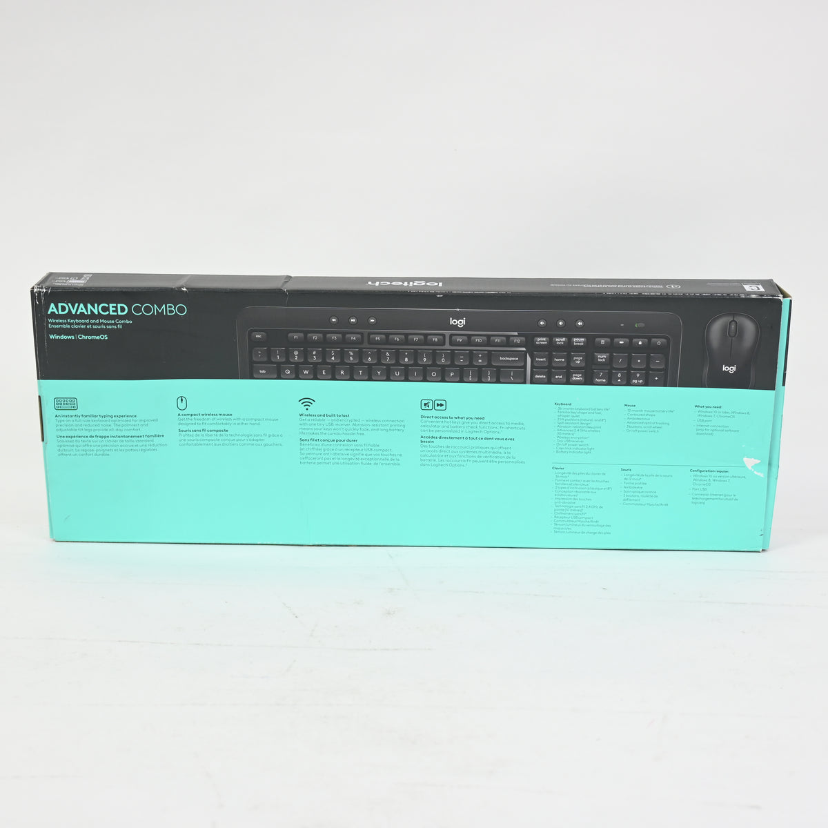 Logitech Advanced MK540 Keyboard & Mouse - Black