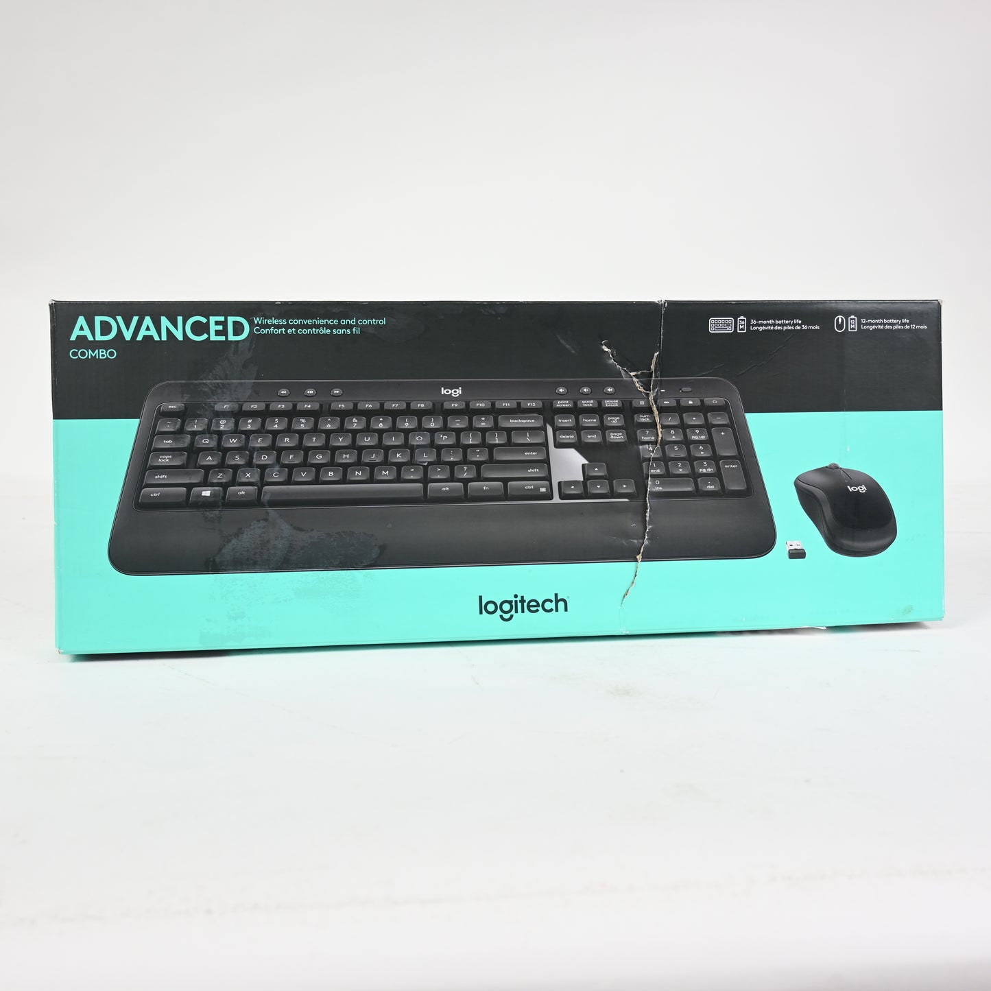 Logitech Advanced MK540 Keyboard & Mouse - Black