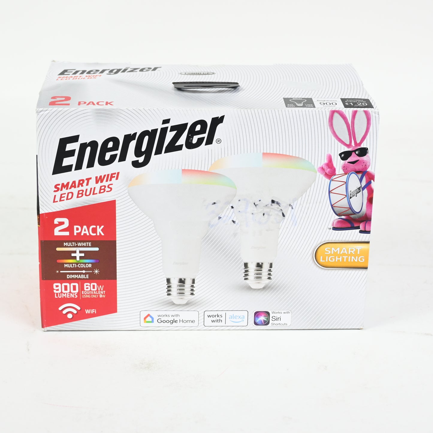 ENERGIZER SMART 2PK BR 30 BULB