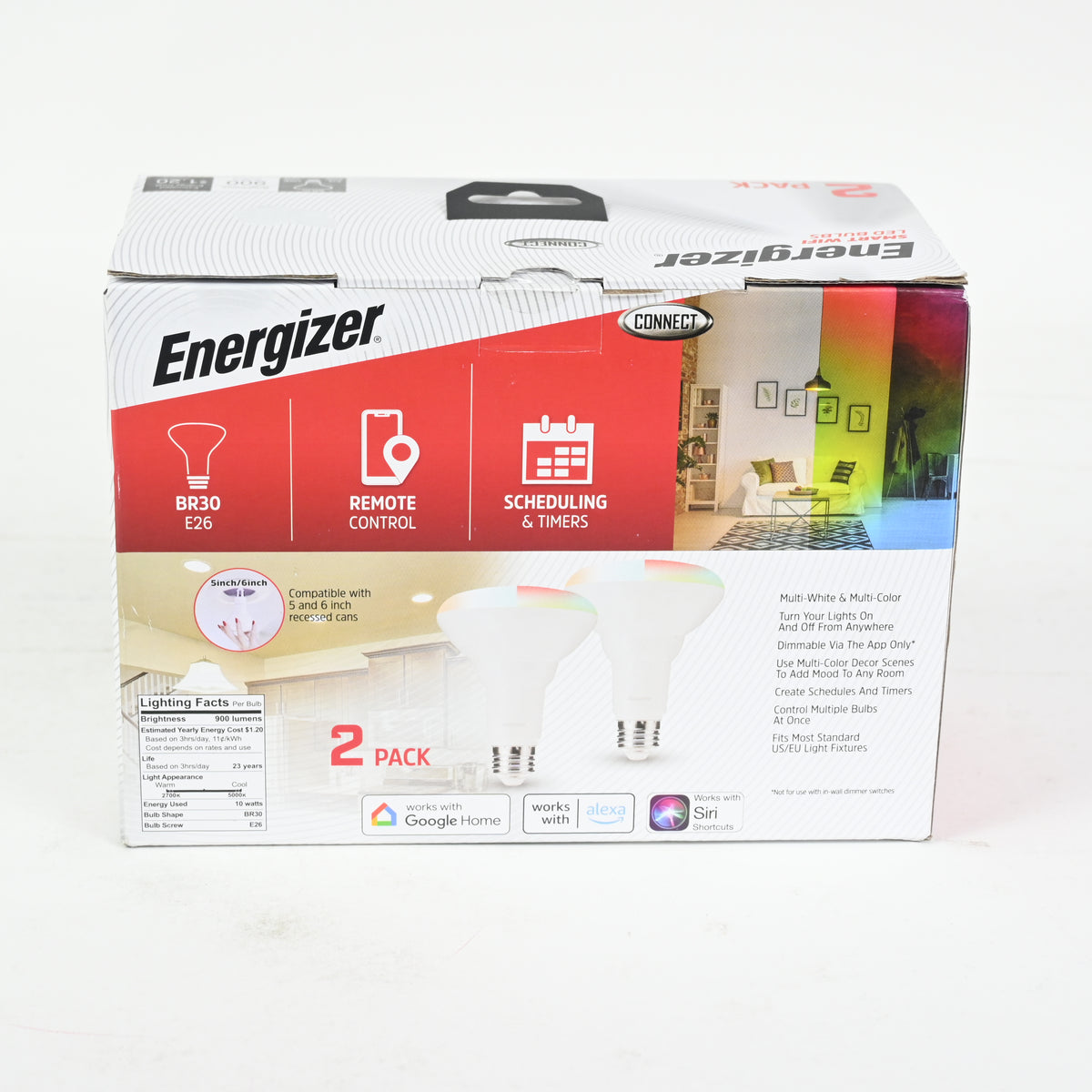 ENERGIZER SMART 2PK BR 30 BULB