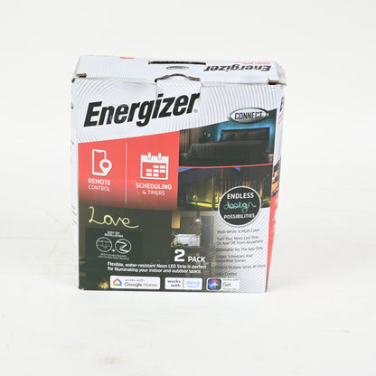 ENERGIZER 10FT NEON RGB LED STRIP 2PK