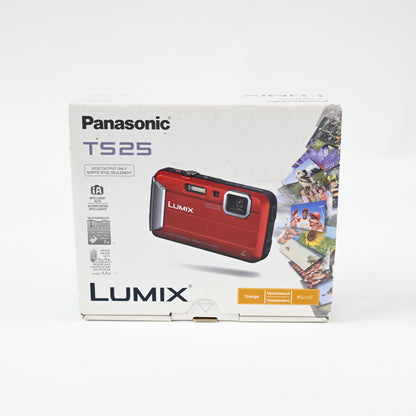 Panasonic Lumix TS25 16MP Waterproof Digital Camera with 4x Optical Zoom - Orang