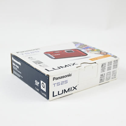 Panasonic Lumix TS25 16MP Waterproof Digital Camera with 4x Optical Zoom - Orang