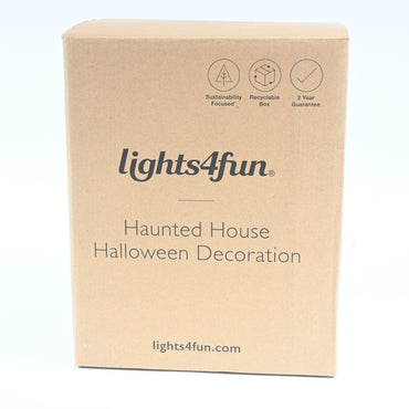 Lights4fun, Inc. Battery Operated Multi-Colored LED Light up Halloween Pumpkin H