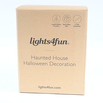 Lights4fun, Inc. Battery Operated Multi-Colored LED Light up Halloween Pumpkin H