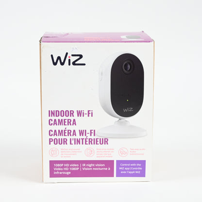 WiZ Indoor Security Camera - 1080p HD Video - Control with App - White